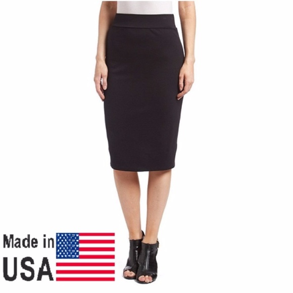 Forever Young Dresses & Skirts - Elegant Stretch Pencil Skirt, DSK-300, Black